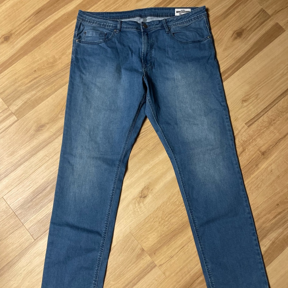 Buffalo David Bitton Men's Slim Stretch Blue Jeans